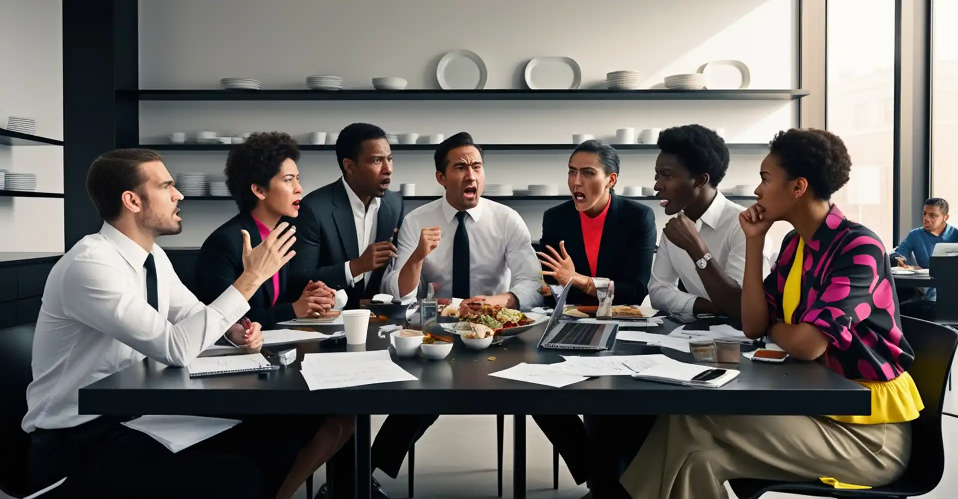 Essen im Büro: Was tun wenn es Streit gibt?